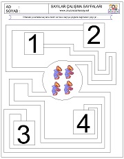 okul öncesi çizgi çalışma sayfaları